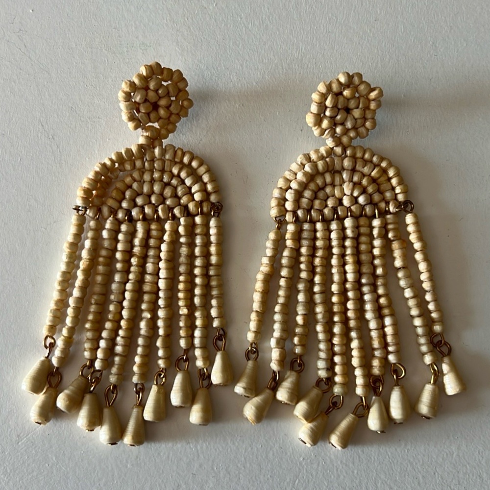 Noonday | Earrings | Cream color